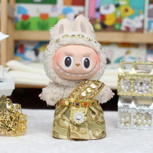 Queen Dress for Labubu Doll