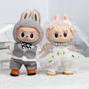Wedding Dress for Labubu Doll
