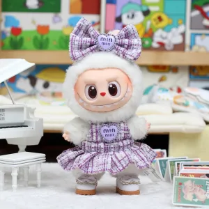 Diamond Strap Skirt for labubu doll