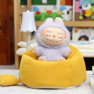 Lazy Sofa for Labubu Doll