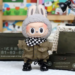 Military Outfit for Labubu Doll